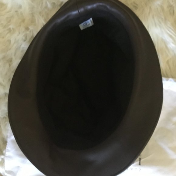 Pierotucci of Italy leather hat new XL - Picture 2 of 2